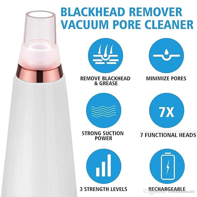 DUNO PoreSuction Pro™ – 6-in-1 Deep Clean Blackhead Remover