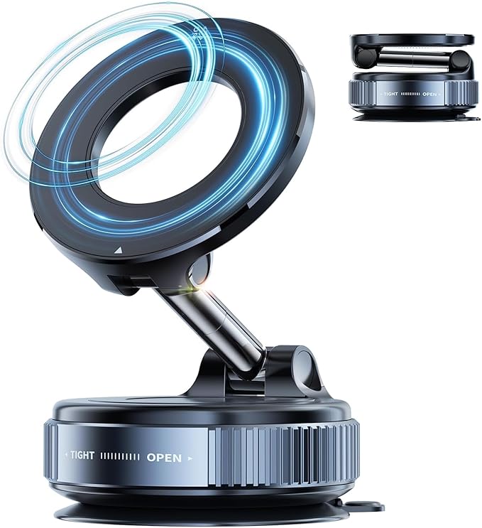 Duno™ Magnetic MagSafe Car Mount — 360° Strong Hold Phone Holder for Smooth & Safe Driving
