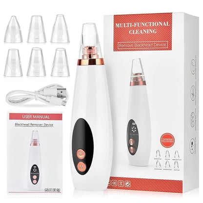 DUNO PoreSuction Pro™ – 6-in-1 Deep Clean Blackhead Remover
