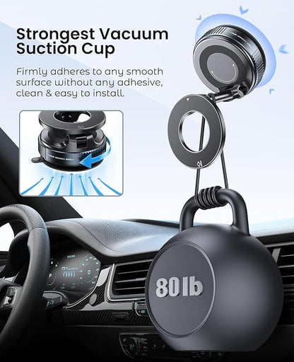 Duno™ Magnetic MagSafe Car Mount — 360° Strong Hold Phone Holder for Smooth & Safe Driving