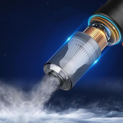 3 in 1 Duno Mini Car Vacuum Cleaner – Portable Handheld Car Vacuum for Quick & Deep Cleaning